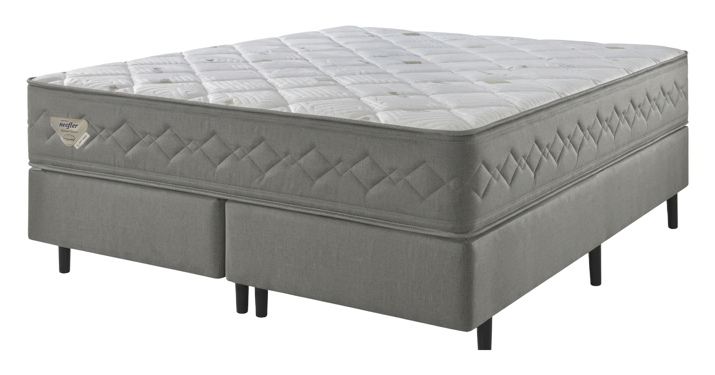 Conjunto box Ecoflex da coleção Essence, conforto firme ou confortável